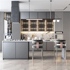 PVC Material keittiökaappi